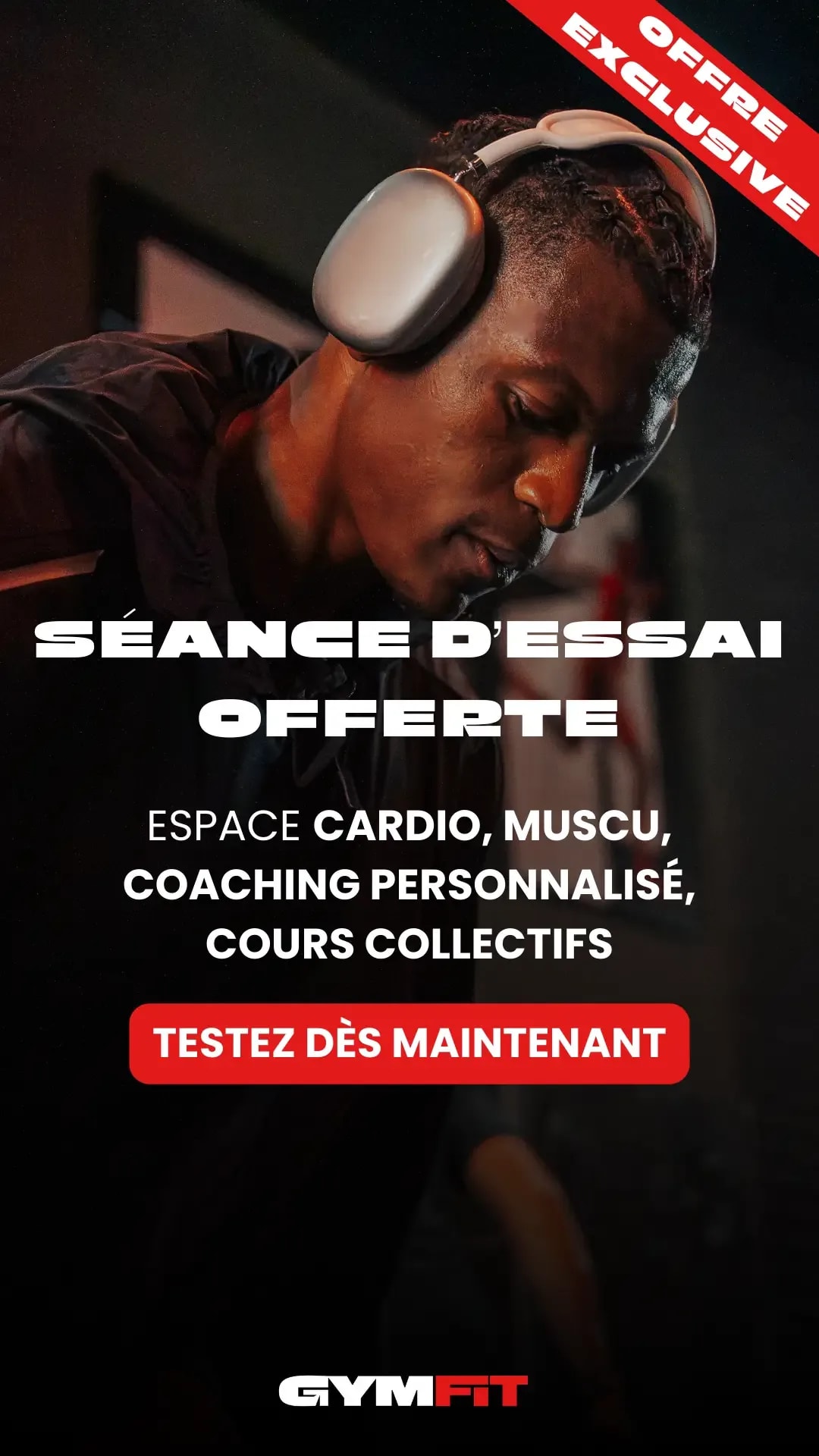 Second visuel publicitaire Meta Ads GYMFIT