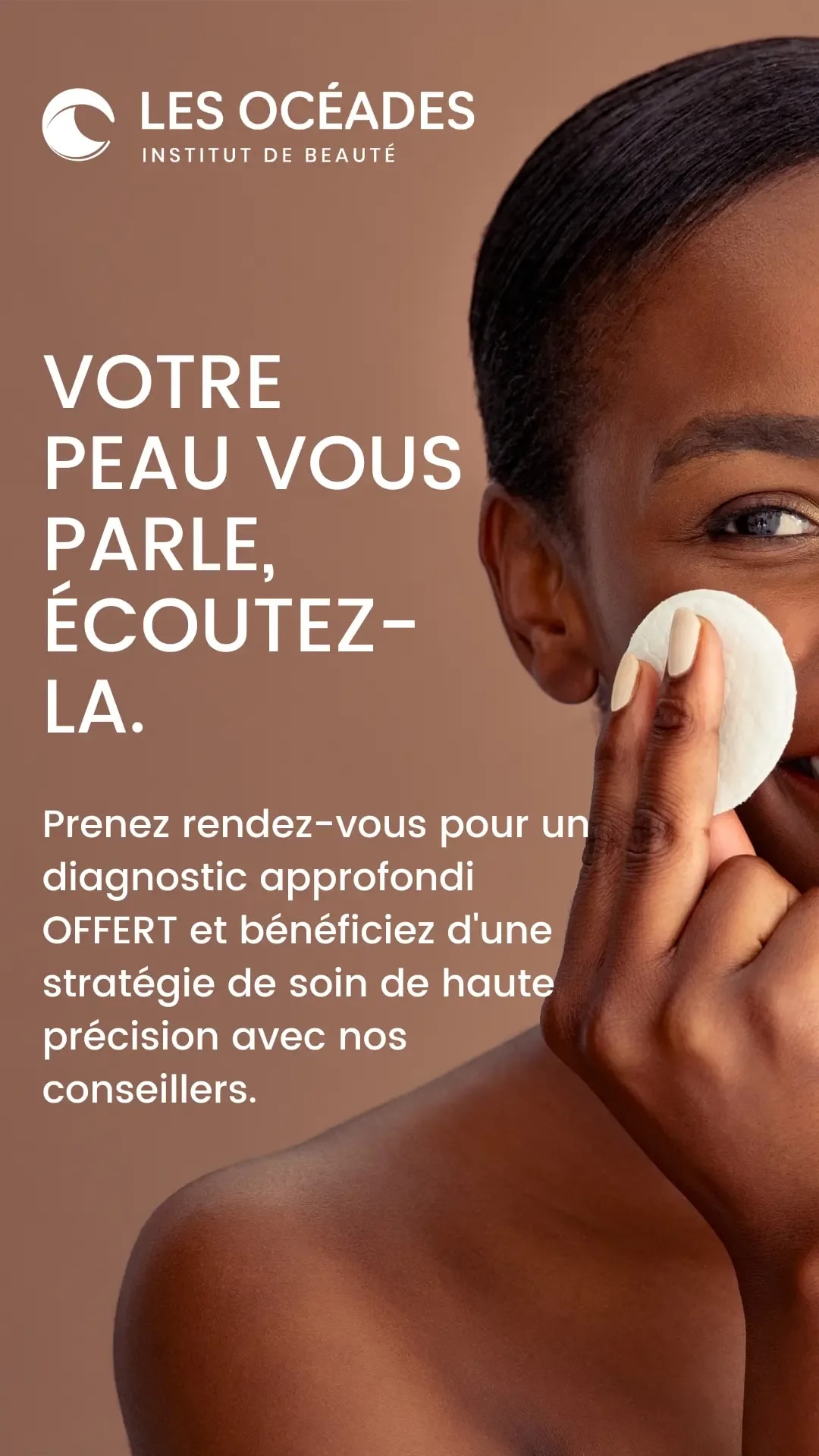 Visuel de la campagne bilan peau offert