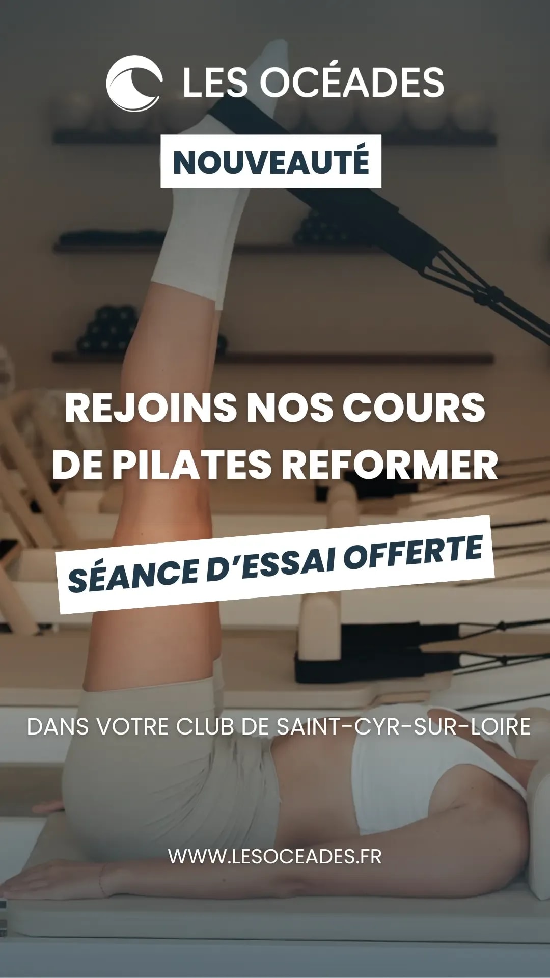 Visuel de la campagne Pilates Reformer