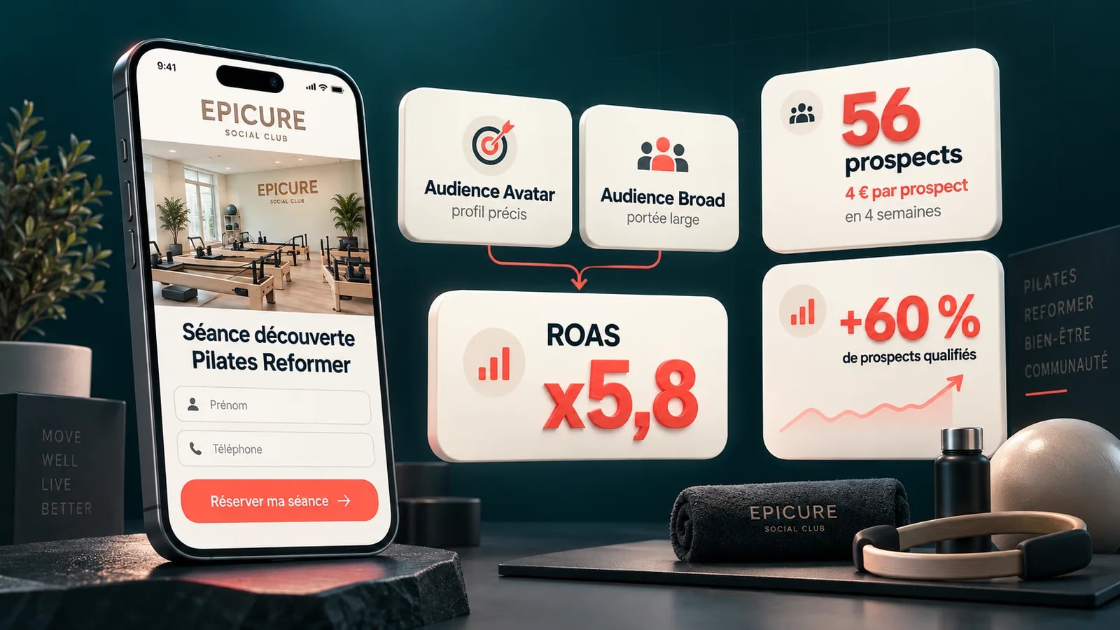 Epicure Social Club, 56 prospects à 4 € en 4 semaines