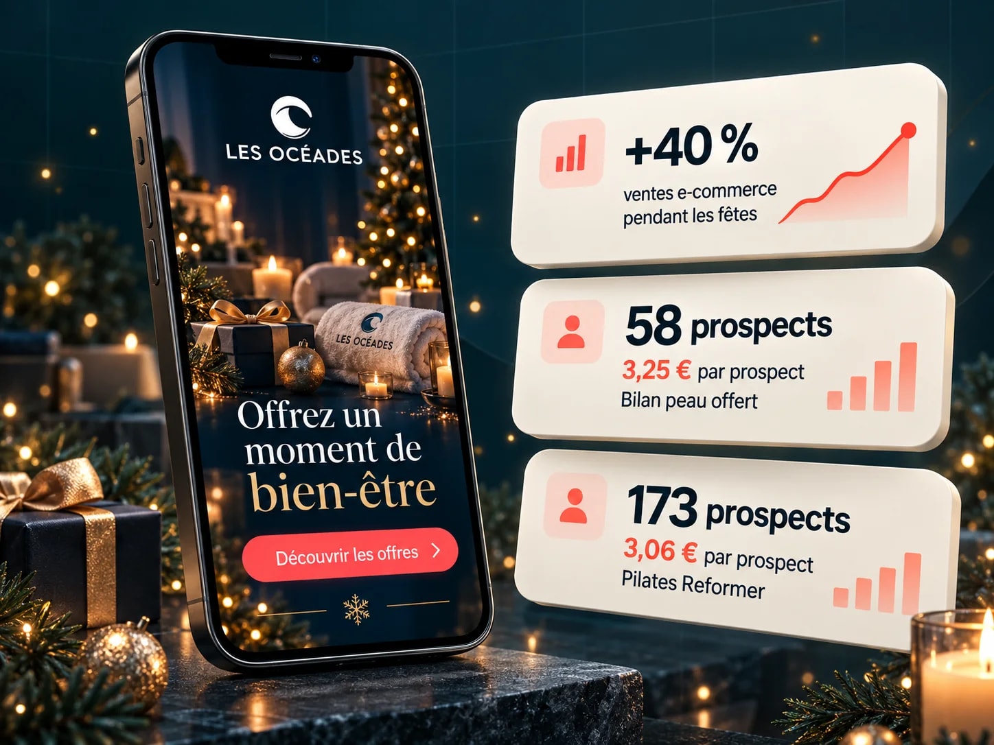 Les Océades, +40 % de ventes e-commerce à Noël